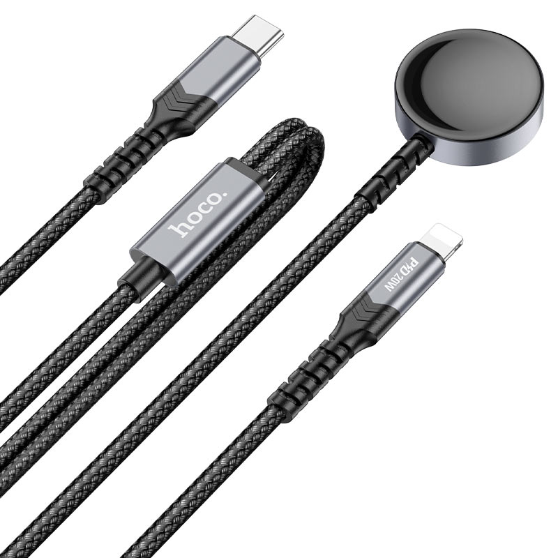 Hoco CW54 2-in-1 Charging Cable iP + iWatch Hoco CW54 2-in-1 Charging Cable iP + iWatch